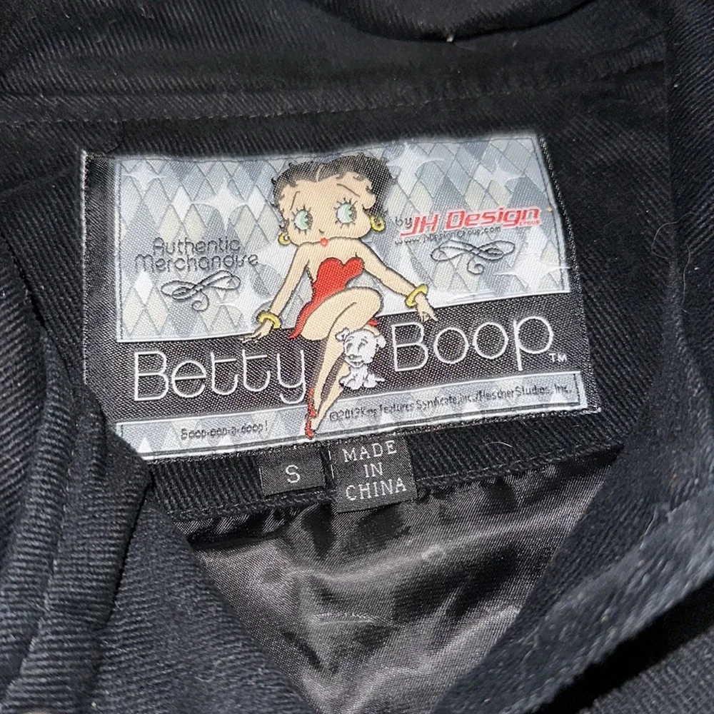 Betty boop varsity vintage jacket with matching mini purse - Picture 3 of 6